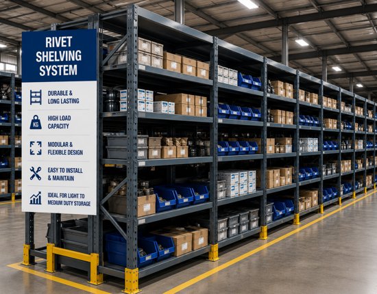 Rivet Shelving System