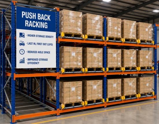 Push Back Racking