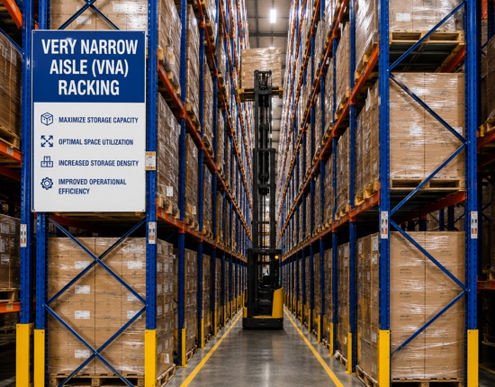 Very Narrow Aisle (VNA) Racking