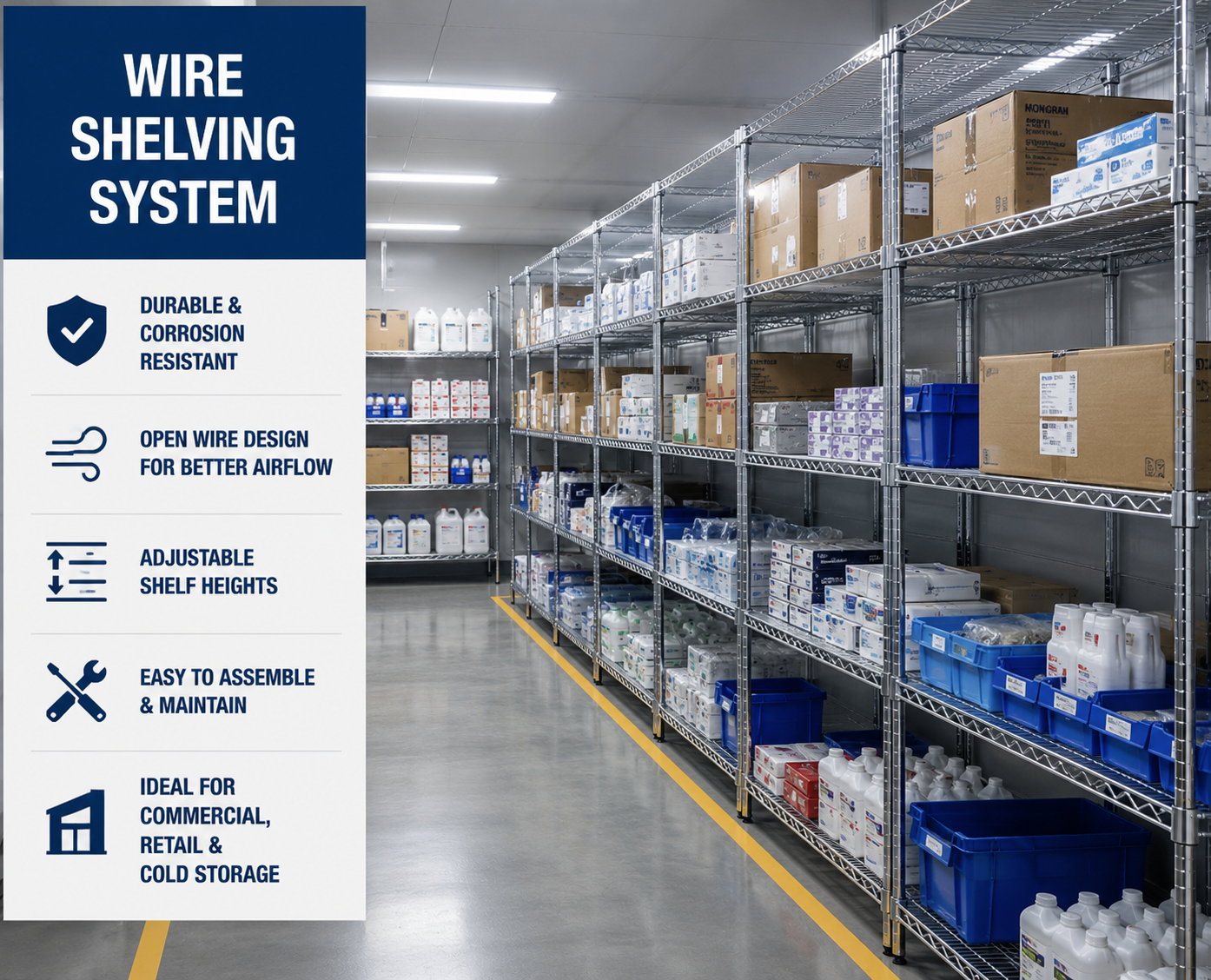 Wire Shelving System