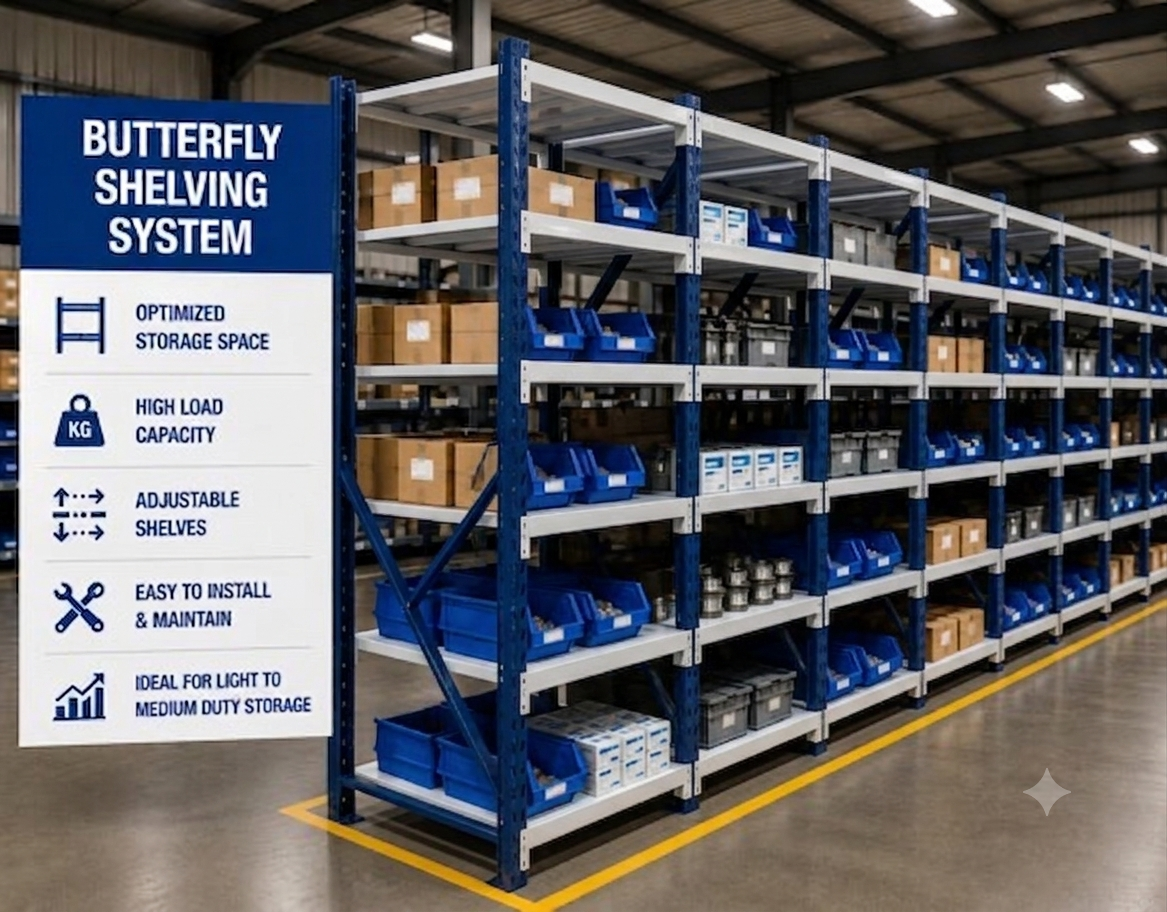 Butterfly Shelving System
