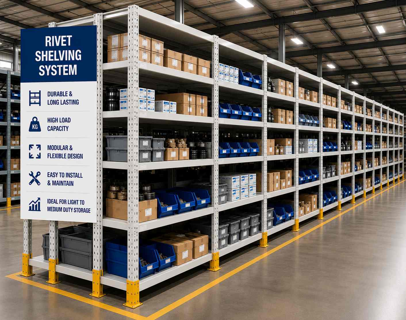 Rivet Shelving System